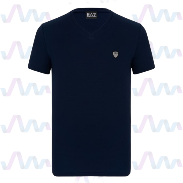 Emporio Armani T-Shirt Herren Navy V-Ausschnitt