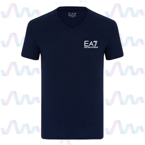 Emporio Armani T-Shirt Herren Navy V-Ausschnitt
