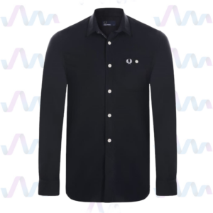 Fred Perry Hemd Herren Schwarz