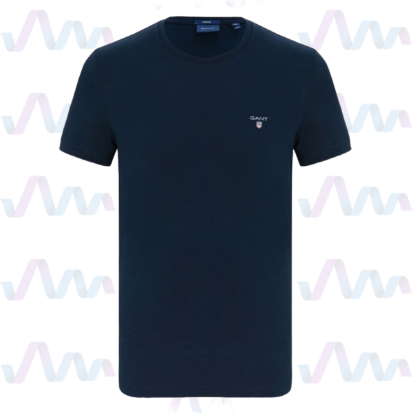 Gant T-Shirt Herren Navy Rundhalsausschnitt
