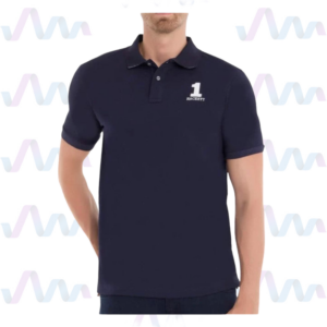 Hackett London Poloshirt Herren Navy Grau