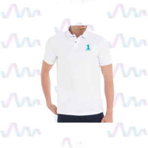 Hackett London Poloshirt Herren Weiss Turkis