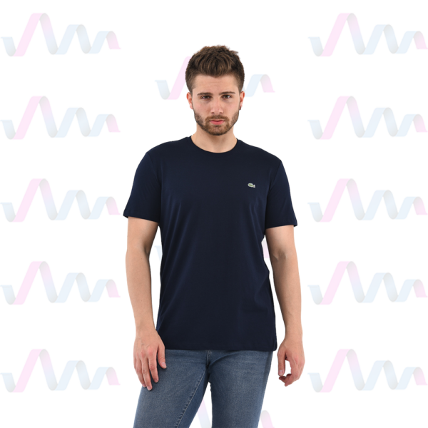 Lacoste T-Shirt Herren Navy Rundhalsausschnitt
