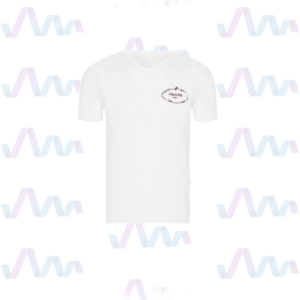 Prada T-Shirt Herren Weiss V-Ausschnitt